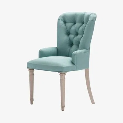 Sofa.com Sinclair Dining Chair in Eucalyptus Smart Cotton
