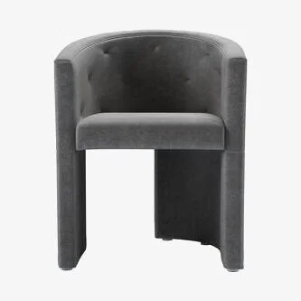 Sofa.com Coco Dining Chair in Earl Grey Smart Velvet
