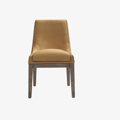 Sofa.com Basil Dining Chair in Turmeric Powdered Leather - sofa.com