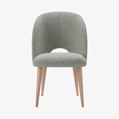 Sofa.com Darcy Dining Chair in Grey Marl Highland Tweed