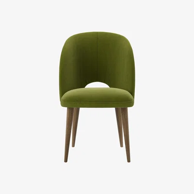 Sofa.com Darcy Dining Chair in Vine Leaf Organic Smart Cotton