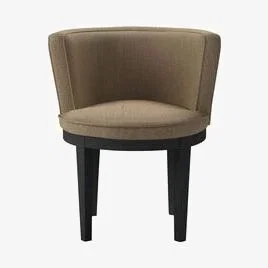 Sofa.com Margaux Dining Chair in Flax Pure Belgian Linen