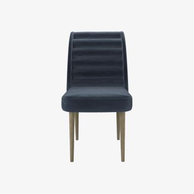Sofa.com Lola Dining Chair in Skyfall Cotton Matt Velvet