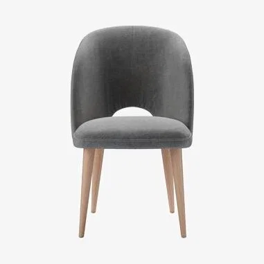 Sofa.com Darcy Dining Chair in Earl Grey Smart Velvet