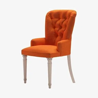 Sofa.com Sinclair Dining Chair in Paprika Smart Velvet