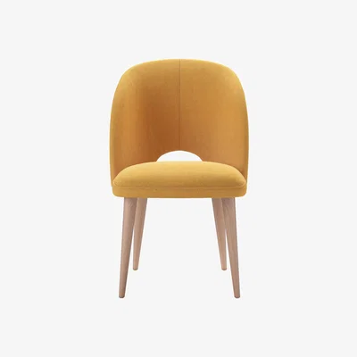 Sofa.com Darcy Dining Chair in Ochre Easy Cotton - sofa.com