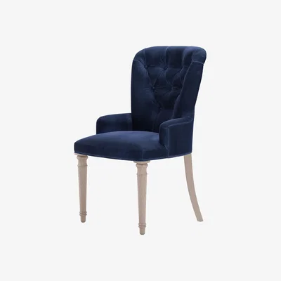 Sofa.com Sinclair Dining Chair in Cruise Smart Velvet - sofa.com