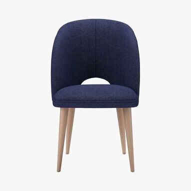 Sofa.com Darcy Dining Chair in Woad Soft Wool