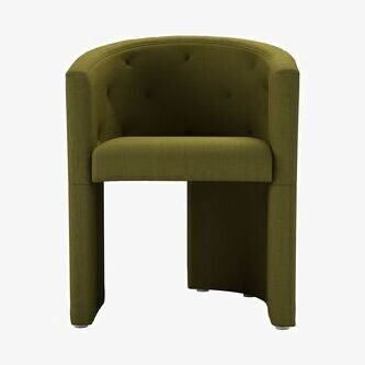 Sofa.com Coco Dining Chair in Royal Fern Brushed Linen Cotton