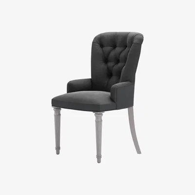 Sofa.com Sinclair Dining Chair in Arctic Seal Easy Cotton - sofa.com