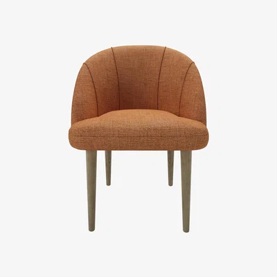 Sofa.com Piper Dining Chair in Terracotta Florence Textured Weave