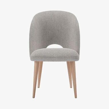 Sofa.com Darcy Dining Chair in Rye Baylee Viscose Linen