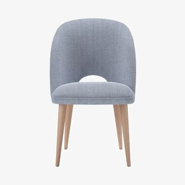 Sofa.com Darcy Dining Chair in Uniform House Herringbone Weave