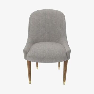 Sofa.com Arabella Dining Chair in Rye Baylee Viscose Linen