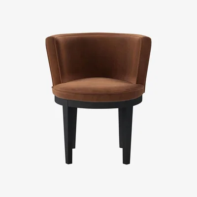 Sofa.com Margaux Dining Chair in Cinnamon Smart Velvet - sofa.com