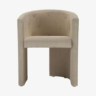 Sofa.com Coco Dining Chair in Cashew Baylee Viscose Linen