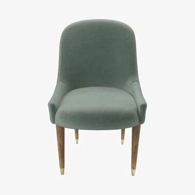 Sofa.com Arabella Dining Chair in Sage Smart Velvet