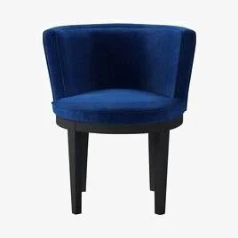 Sofa.com Margaux Dining Chair in Cobalt Smart Velvet