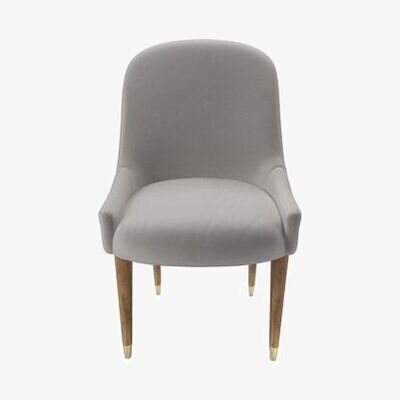 Sofa.com Arabella Dining Chair in Dove Smart Velvet