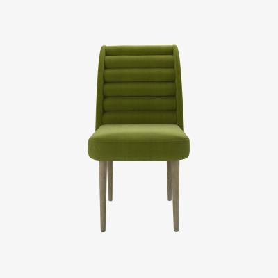 Sofa.com Lola Dining Chair in Vine Leaf Organic Smart Cotton