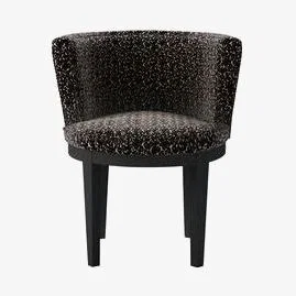 Sofa.com Margaux Dining Chair in Dark Natural Leopard
