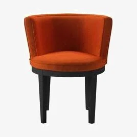 Sofa.com Margaux Dining Chair in Paprika Smart Velvet