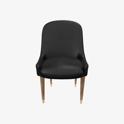 Sofa.com Arabella Dining Chair in Smoke Soft Leather - sofa.com