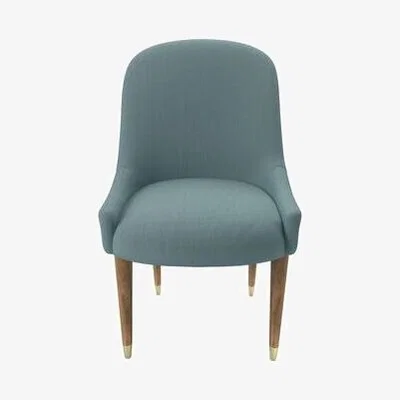 Sofa.com Arabella Dining Chair in Lagoon Brushed Linen Cotton