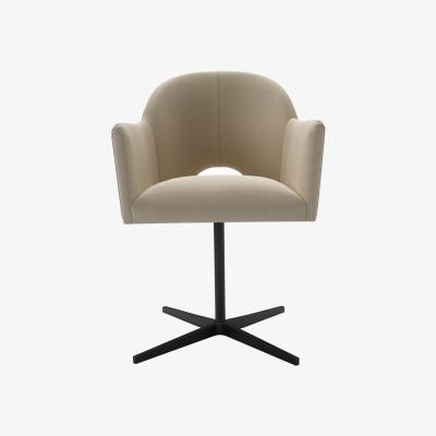 Sofa.com Lupin Dining Chair in Pennine Stone Organic Smart Cotton