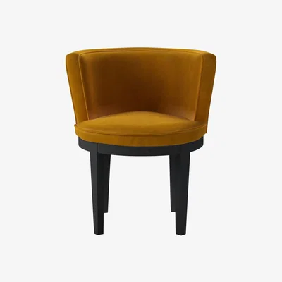 Sofa.com Margaux Dining Chair in Amber Smart Velvet - sofa.com