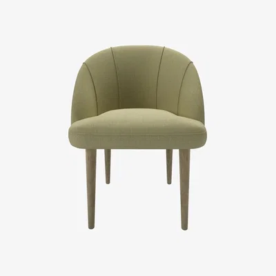 Sofa.com Piper Dining Chair in Cardamon Brushed Linen Cotton - sofa.com