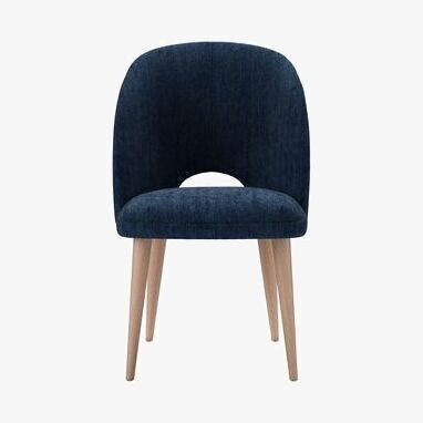 Sofa.com Darcy Dining Chair in Channel Blue Sandgate