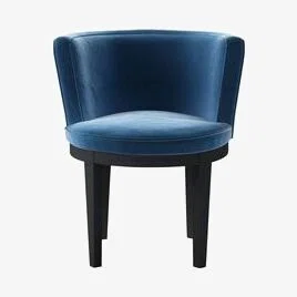 Sofa.com Margaux Dining Chair in Bahama Cotton Matt Velvet