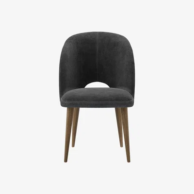 Sofa.com Darcy Dining Chair in Raven Speckled Chenille