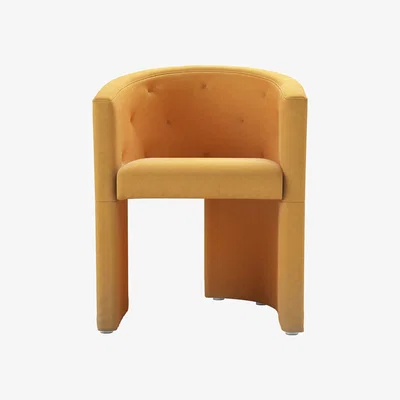 Sofa.com Coco Dining Chair in Ochre Easy Cotton - sofa.com