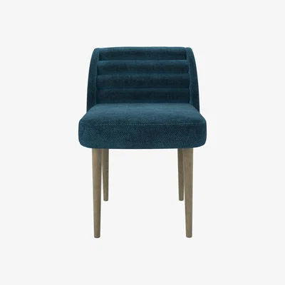 Sofa.com Lola Dining Chair in Mineral Mist Speckled Chenille