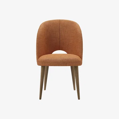 Sofa.com Darcy Dining Chair in Terracotta Florence Textured Weave