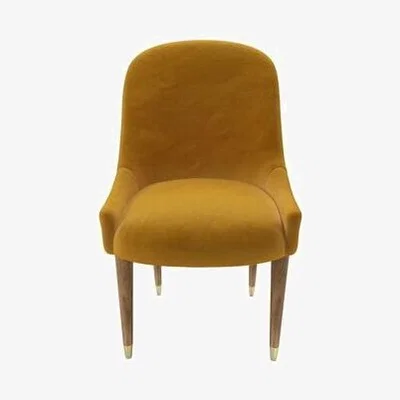 Sofa.com Arabella Dining Chair in Butterscotch Cotton Matt Velvet