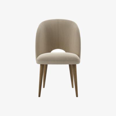 Sofa.com Darcy Dining Chair in Pennine Stone Organic Smart Cotton