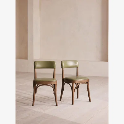 Soho Home Pair of Hamilton Armless Dining Chairs