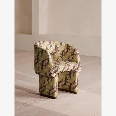 Soho Home Morrell Outdoor Dining Chair, Christopher Farr Cactus Flower, UK