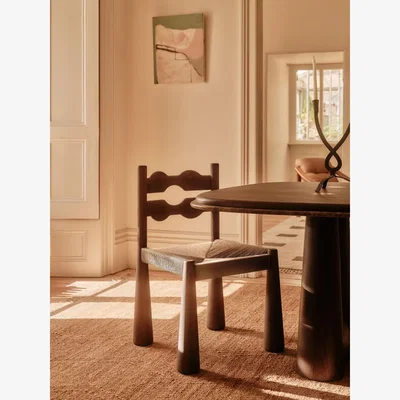 Soho Home Pair of Manuel Dining Chairs, Dark Oak, UK