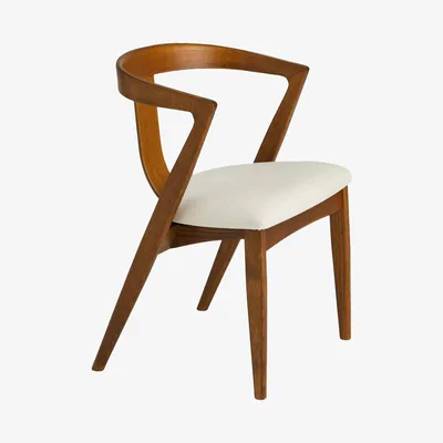 Soho Home Edwin Dining Chairs, Natural Linen, UK