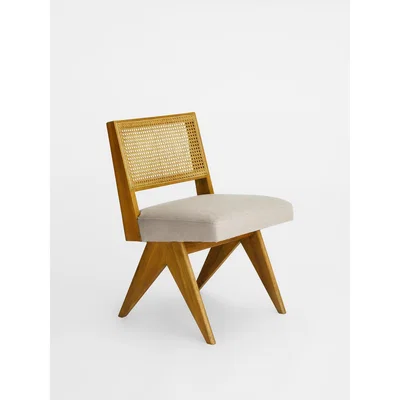 Soho Home Hayward Dining Chair, Taupe Linen UK