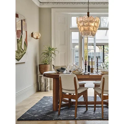Soho Home Pair of Dean Street Chairs, Cream Boucle, UK