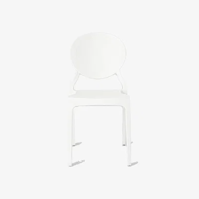Sazy Rotus Set of 4 Dining Chairs, White