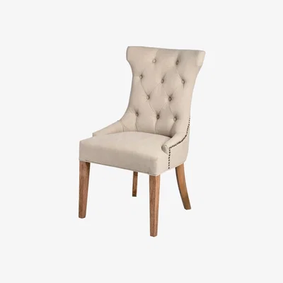 Teddy Beau High Wing Ring Backed Dining Chair