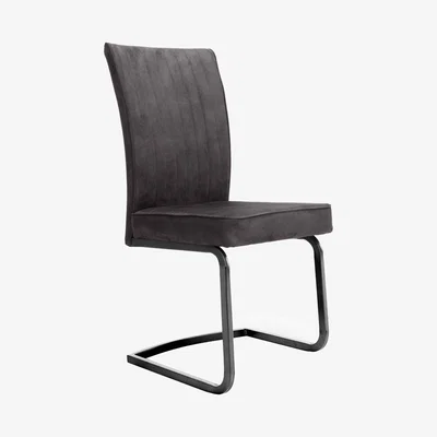 Teddy Beau Shankar Marlin Cantilever Grey Dining Chair