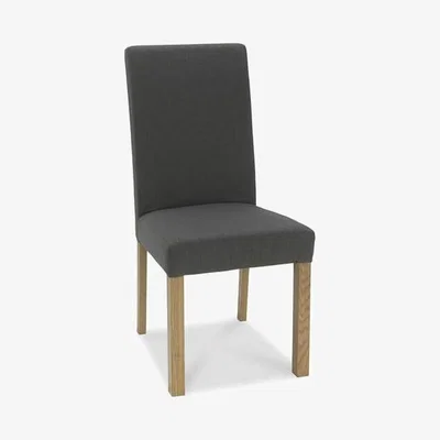 Teddy Beau Bentley Parker Light Oak Chair Cold Steel Dining Chairs