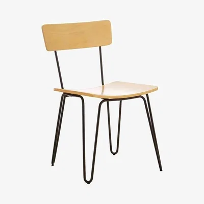 Teddy Beau Teddy's Collection Daya Hairpin Yellow Dining Chair